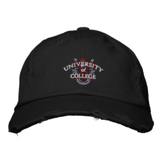 Universität der Uni Bestickte Baseballkappe