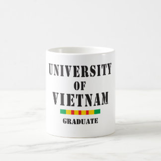 Universität der Vietnam-Absolvent-Schablone Kaffeetasse