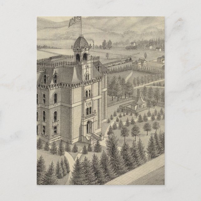 Universität des Pazifiks Postkarte (Vorderseite)