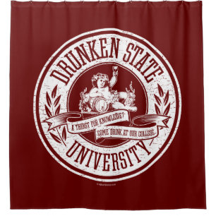 Universität Drunken Staat Duschvorhang