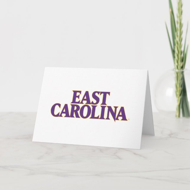 Universität East Carolina | East Carolina Karte (Vorderseite)