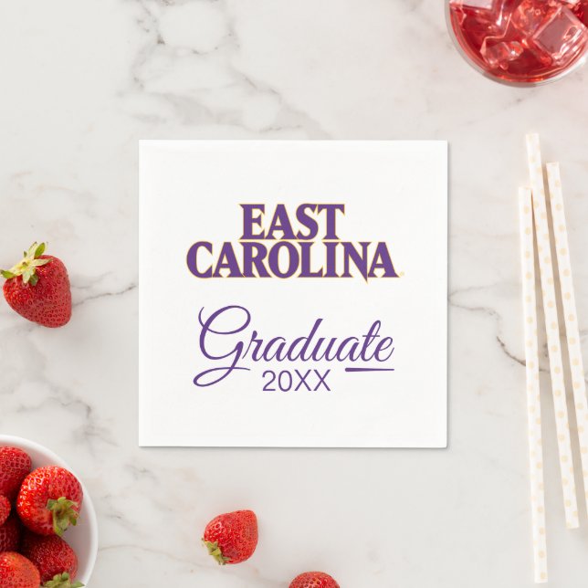 Universität East Carolina | East Carolina Serviette (Beispiel)