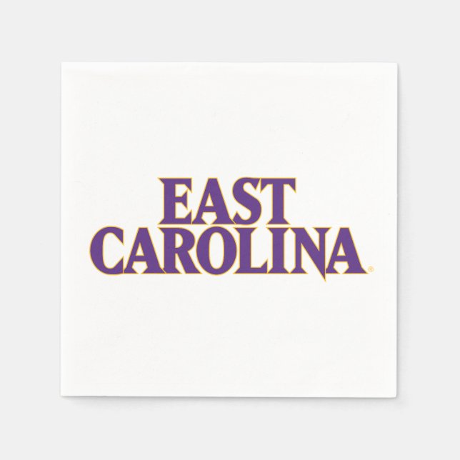 Universität East Carolina | East Carolina Serviette (Vorderseite)