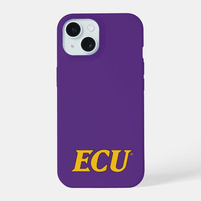 Universität East Carolina | ECU-Logo iPhone 15 Hülle (Rückseite)