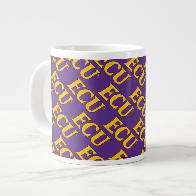 Universität East Carolina | ECU-Logo Jumbo-Tasse (Vorderseite Links)