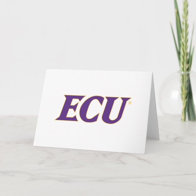 Universität East Carolina | ECU-Logo Karte (Vorderseite)