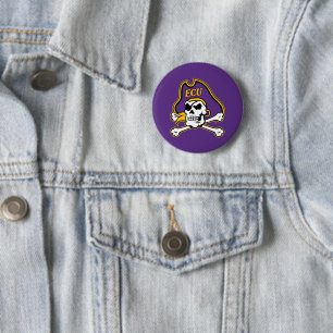 Universität East Carolina ECU Piraten Button