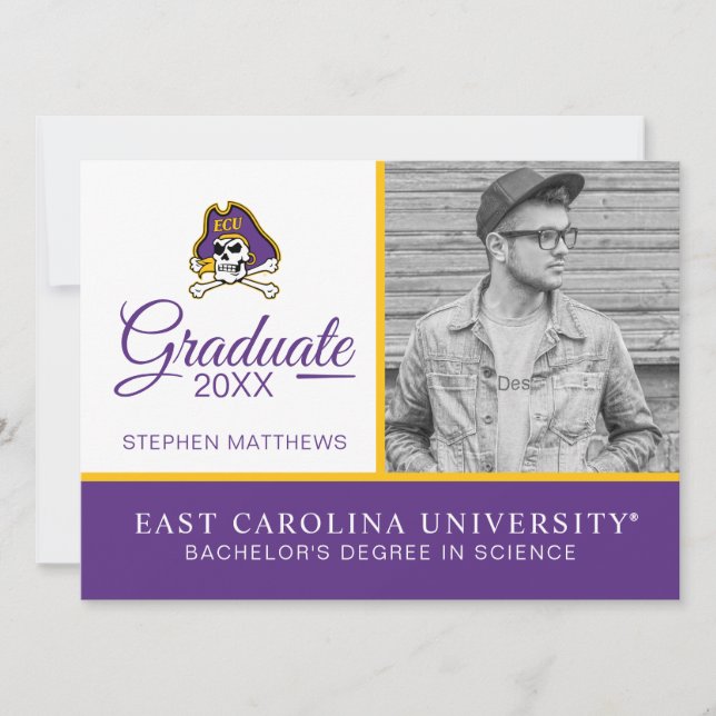Universität East Carolina | ECU Piraten Einladung (Vorderseite)