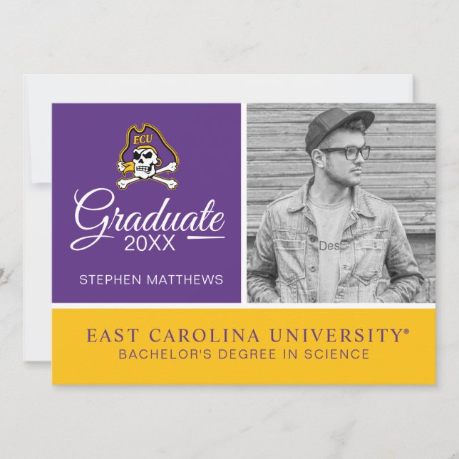 Universität East Carolina | ECU Piraten Einladung (Vorderseite)
