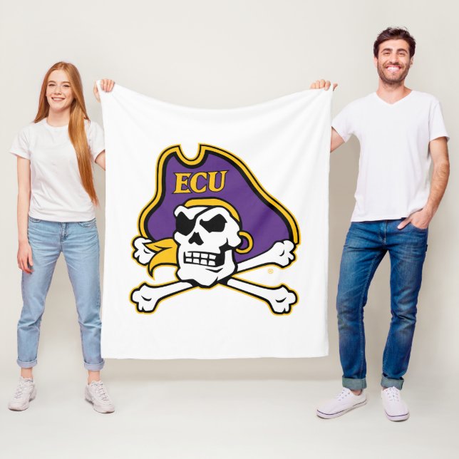 Universität East Carolina | ECU Piraten Fleecedecke (Beispiel)