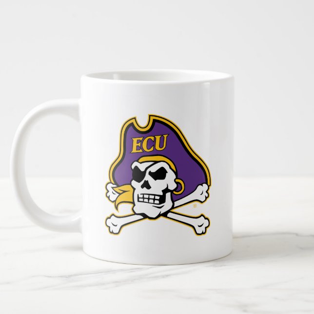 Universität East Carolina | ECU Piraten Jumbo-Tasse (Links)
