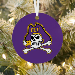 Universität East Carolina   ECU Piraten Ornament Aus Metall