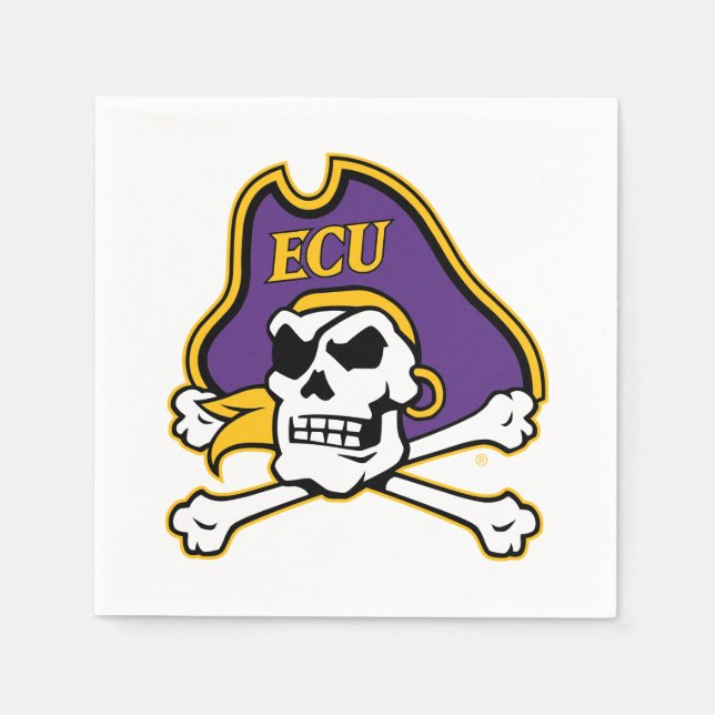 Universität East Carolina | ECU Piraten Serviette (Vorderseite)