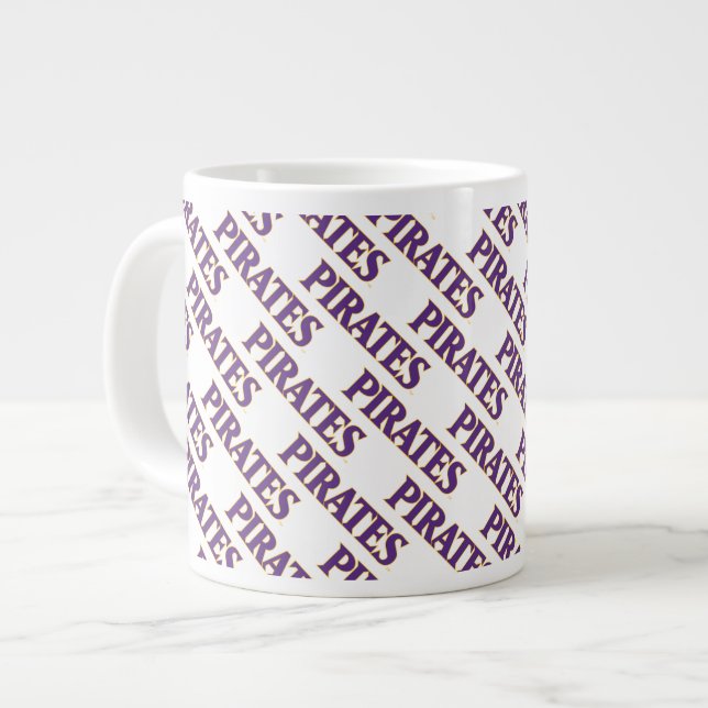 Universität East Carolina | Piraten Jumbo-Tasse (Vorderseite Links)