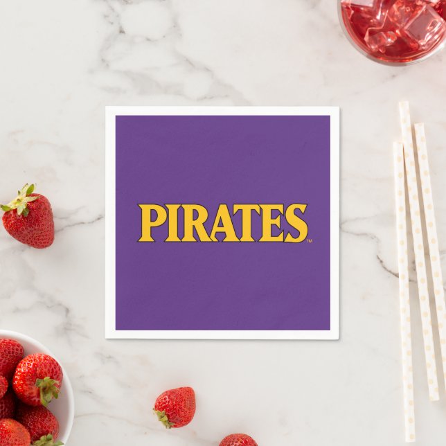 Universität East Carolina | Piraten Serviette (Beispiel)