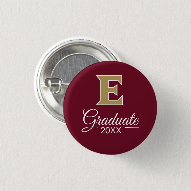 Universität Elon E Button (Vorne & Hinten)