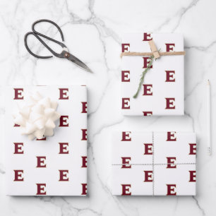 Universität Elon E Geschenkpapier Set
