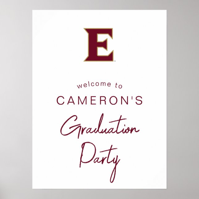 Universität Elon E Poster (Vorne)