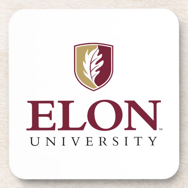 Universität Elon Getränkeuntersetzer (Vorderseite)