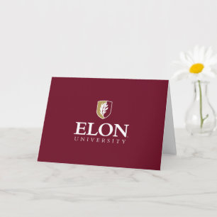 Universität Elon Herzlichen Glückwunsch Graduate Karte