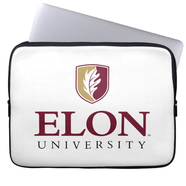Universität Elon Laptopschutzhülle (Vorderseite)