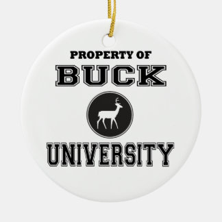 Universität Funny Buck Keramikornament