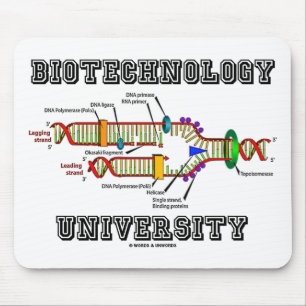 Universität für Biotechnologie (DNA-Replikation) Mousepad