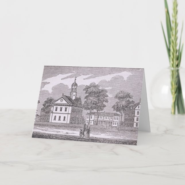 Universität Harvard, von 'historischem Karte (Vorderseite)