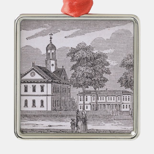 Universität Harvard, von 'historischem Silbernes Ornament (Vorne)