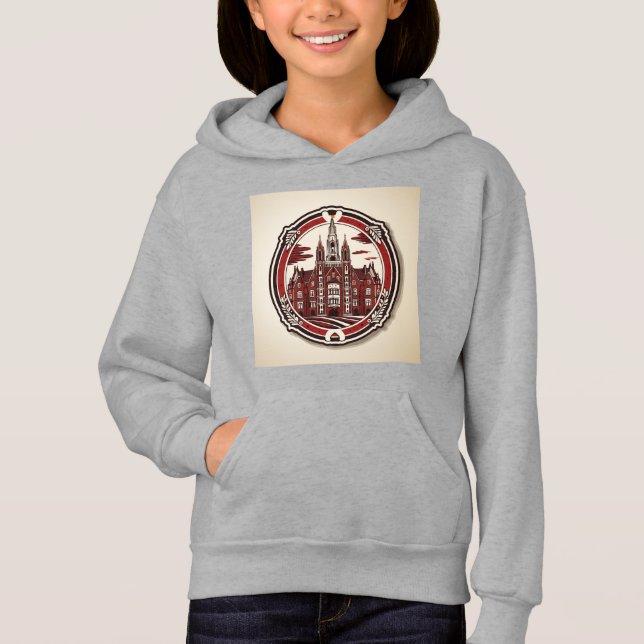 Universität Hoodie Brown (Vorderseite)