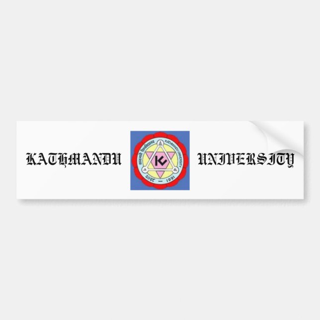 UNIVERSITÄT KATHMANDU AUTOAUFKLEBER (Vorne)