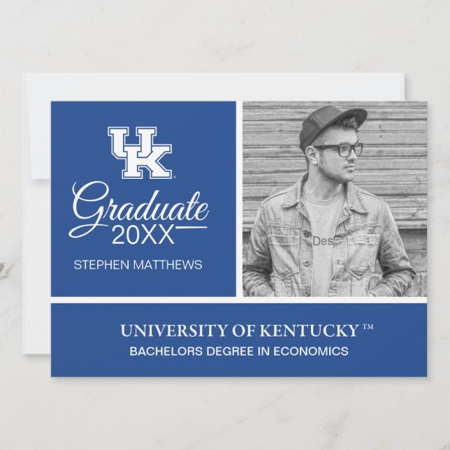 Universität Kentucky| Abschluss Einladung (Vorderseite)