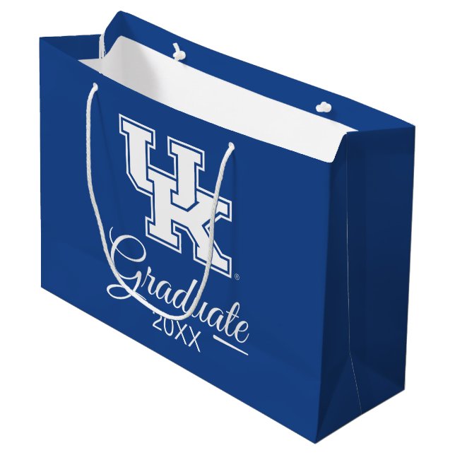 Universität Kentucky| Abschluss Große Geschenktüte (Vorderseite Schrägansicht)