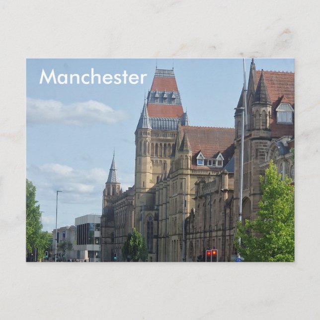 Universität Manchester Postkarte (Vorderseite)