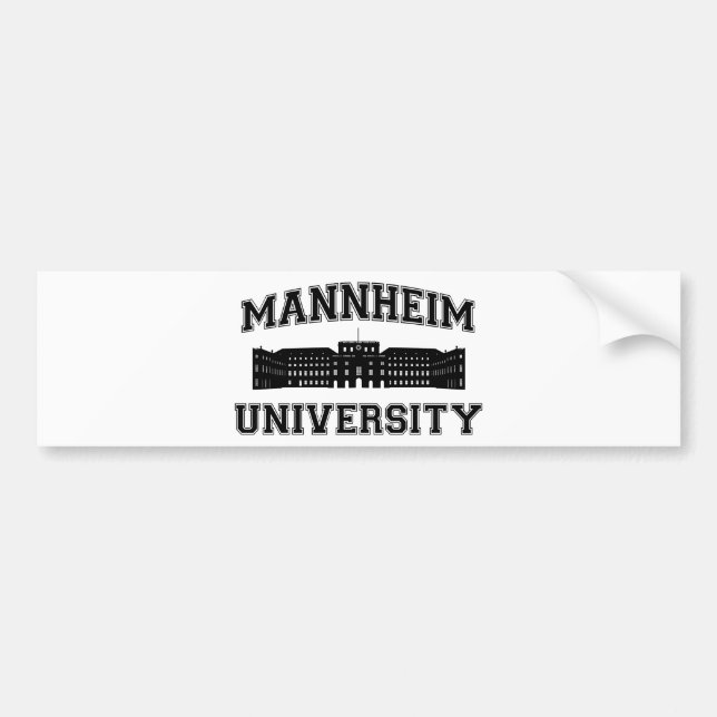 Universität Mannheim / Universität Mannheim Autoaufkleber (Vorne)