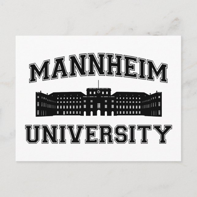 Universität Mannheim / Universität Mannheim Postkarte (Vorderseite)