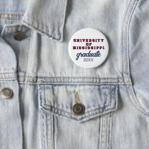 Universität Mississippi Blocktyp Button