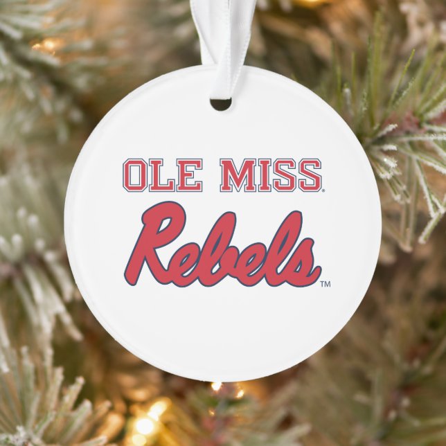 Universität Mississippi | Ole Miss Rebels Ornament (Baum)