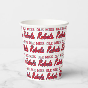 Universität Mississippi Ole Miss Rebels Pappbecher