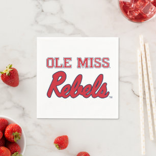 Universität Mississippi Ole Miss Rebels Serviette