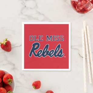 Universität Mississippi Ole Miss Rebels Serviette