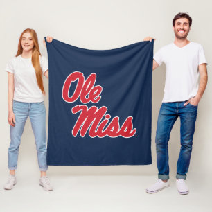 Universität Mississippi   Ole Miss Script Fleecedecke