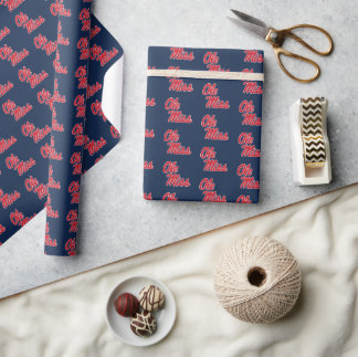 Universität Mississippi | Ole Miss Script Geschenkpapier