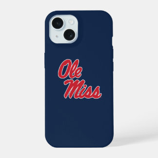 Universität Mississippi | Ole Miss Script iPhone 15 Hülle