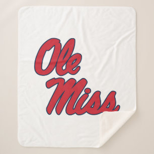 Universität Mississippi Ole Miss Script Sherpadecke