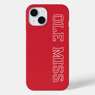 Universität Mississippi Ole Miss Wordmark Case-Mate iPhone Hülle