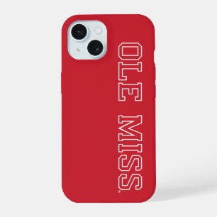 Universität Mississippi   Ole Miss Wordmark iPhone 15 Hülle