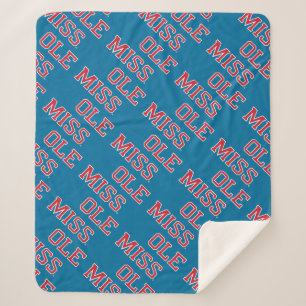 Universität Mississippi Ole Miss Wordmark Sherpadecke