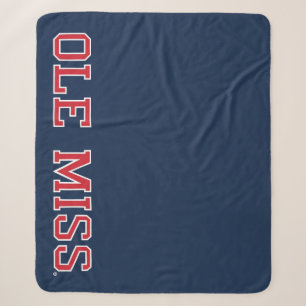 Universität Mississippi Ole Miss Wordmark Sherpadecke