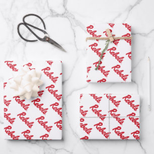 Universität Mississippi Rebellenskript Geschenkpapier Set